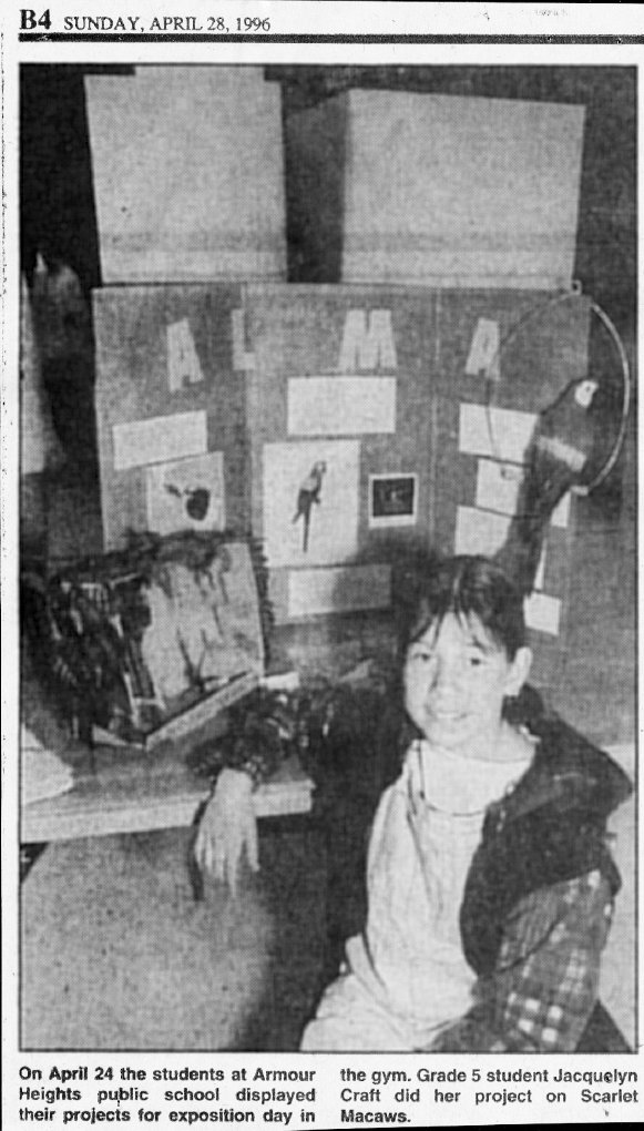 1996 April 28 Examiner Jacquelyn Craft Exposition day