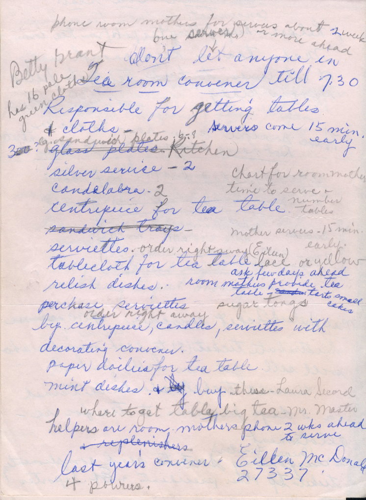 1959 Shamrock Tea March 17 convenor notes p6