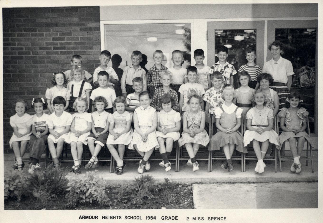 1954 Grade 2 Armour Heights Miss Spence