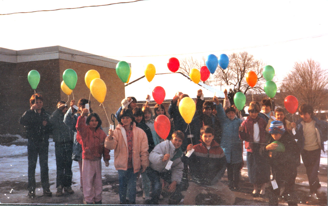 1991 Armour Heights balloon release