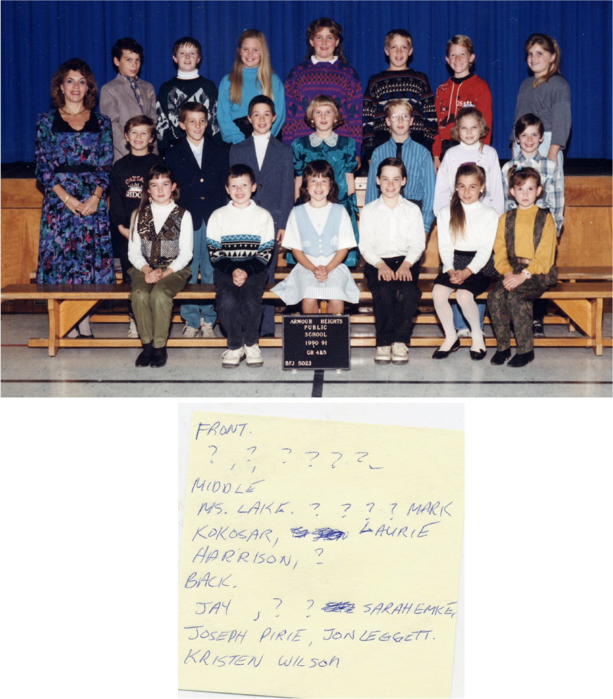 1991 Grade 4 and 5 Armour Heights