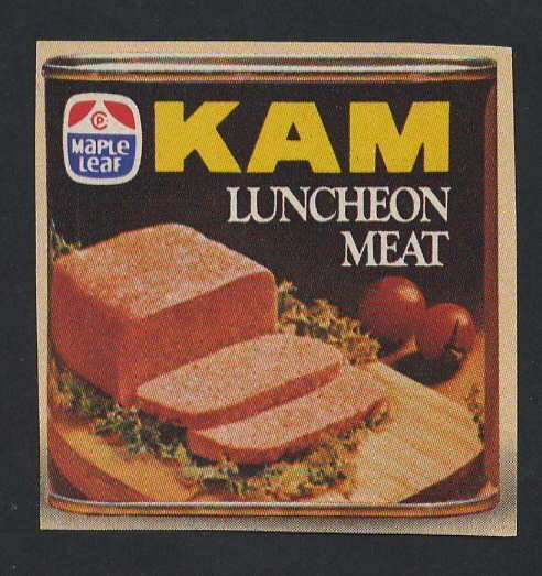 Kam luncheon meat can